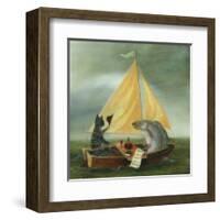 The Voyage of The Antipodean-DD McInnes-Framed Art Print