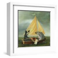 The Voyage of The Antipodean-DD McInnes-Framed Art Print