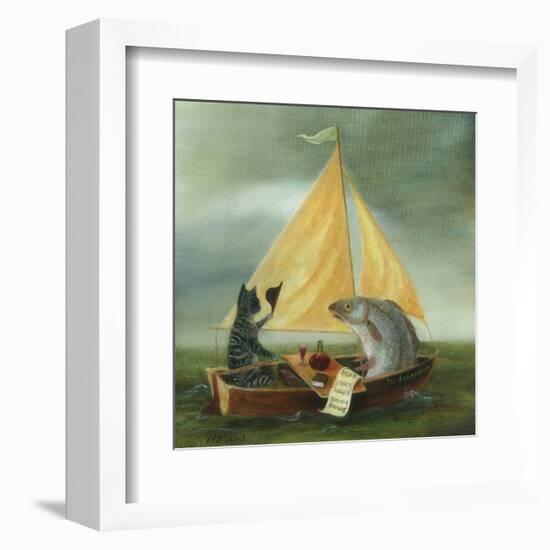 The Voyage of The Antipodean-DD McInnes-Framed Art Print