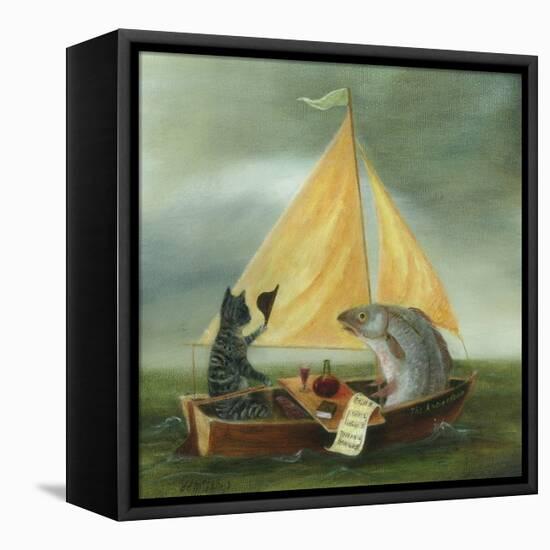 The Voyage of The Antipodean-DD McInnes-Framed Stretched Canvas