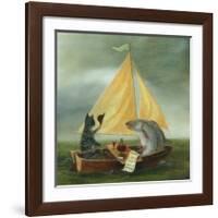 The Voyage of The Antipodean-DD McInnes-Framed Art Print