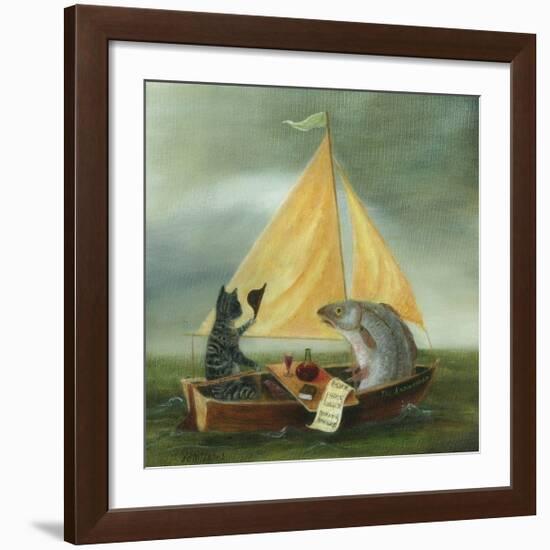 The Voyage of The Antipodean-DD McInnes-Framed Art Print