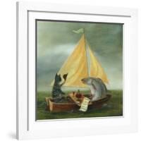 The Voyage of The Antipodean-DD McInnes-Framed Art Print