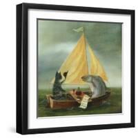 The Voyage of The Antipodean-DD McInnes-Framed Art Print