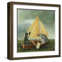 The Voyage of The Antipodean-DD McInnes-Framed Art Print