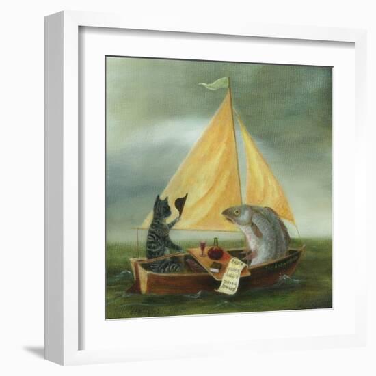 The Voyage of The Antipodean-DD McInnes-Framed Art Print