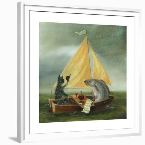 The Voyage of The Antipodean-DD McInnes-Framed Premium Giclee Print