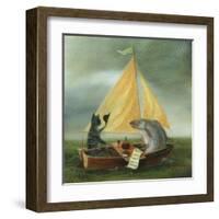 The Voyage of The Antipodean-DD McInnes-Framed Art Print