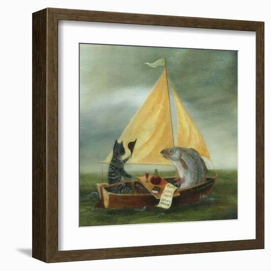 The Voyage of The Antipodean-DD McInnes-Framed Art Print