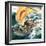 The Voyage of the Kon-Tiki-Ron Embleton-Framed Giclee Print