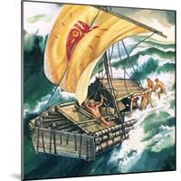 The Voyage of the Kon-Tiki-Ron Embleton-Mounted Giclee Print