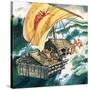 The Voyage of the Kon-Tiki-Ron Embleton-Stretched Canvas