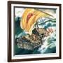 The Voyage of the Kon-Tiki-Ron Embleton-Framed Giclee Print