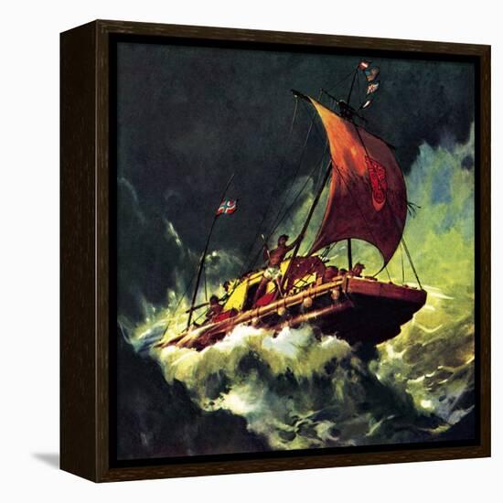 The Voyage of the Kon-Tiki-McConnell-Framed Stretched Canvas
