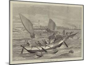 The Voyage to China, Ceylon Boats at Galle-Matthew White Ridley-Mounted Giclee Print