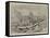 The Voyage to China, Ceylon Boats at Galle-Matthew White Ridley-Framed Stretched Canvas