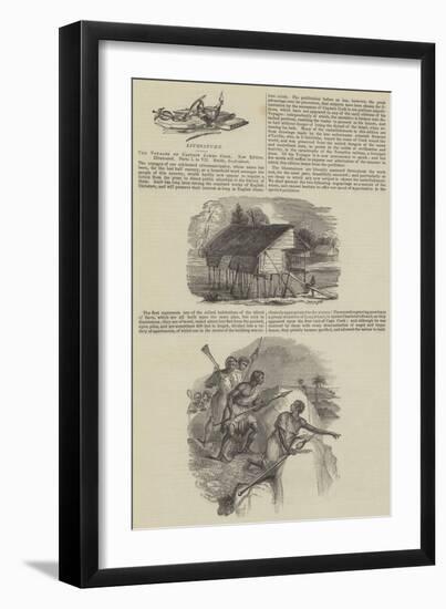 The Voyages of Captain James Cook-null-Framed Giclee Print