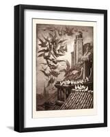 The Vultures and the Pigeons-Gustave Dore-Framed Giclee Print