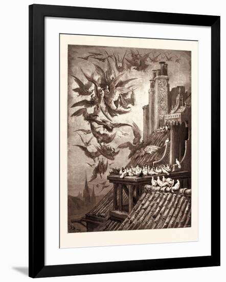 The Vultures and the Pigeons-Gustave Dore-Framed Giclee Print