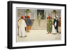 The Vultures, from 'The Light Side of Egypt', 1908-Lance Thackeray-Framed Giclee Print