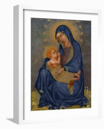 The Vysehrad Madonna of the Rains, C1360-null-Framed Giclee Print