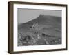 The 'W' Pike's Peak Carriage Road-William Henry Jackson-Framed Art Print