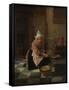 The Waffle Baker, C. 1850-82-Alexander Hugo Bakker Korff-Framed Stretched Canvas