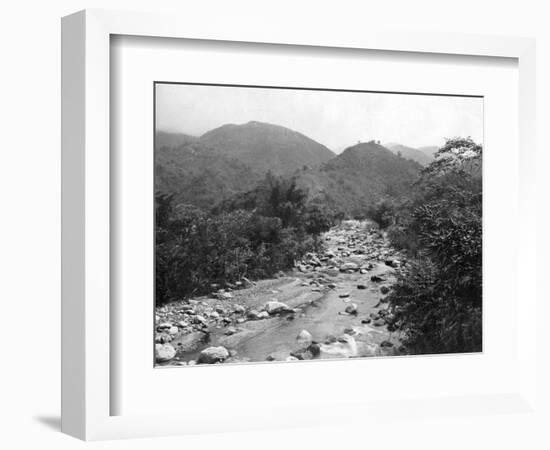 The Wag-River, Castleton, Jamaica, C1905-Adolphe & Son Duperly-Framed Giclee Print