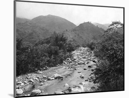 The Wag-River, Castleton, Jamaica, C1905-Adolphe & Son Duperly-Mounted Giclee Print