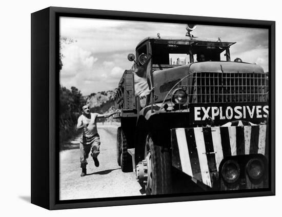 The Wages Of Fear, (aka Le Salaire De La Peur), Charles Vanel, Yves Montand, 1953-null-Framed Stretched Canvas