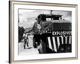 The Wages Of Fear, (aka Le Salaire De La Peur), Charles Vanel, Yves Montand, 1953-null-Framed Photo