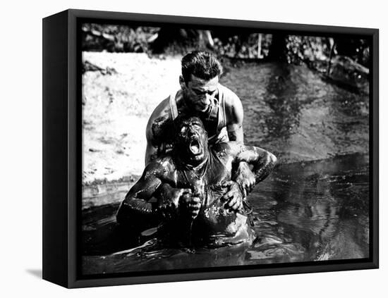The Wages of Fear, (aka Le Salaire De La Peur), Charles Vanel, Yves Montand, 1953-null-Framed Stretched Canvas