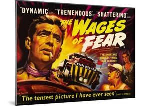 The Wages of Fear, Yves Montand, Charles Vanel, Vera Clouzot, 1955-null-Mounted Art Print