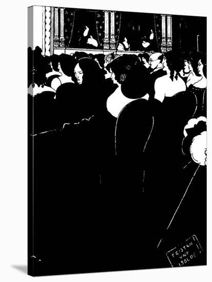 The Wagnerites-Aubrey Beardsley-Stretched Canvas