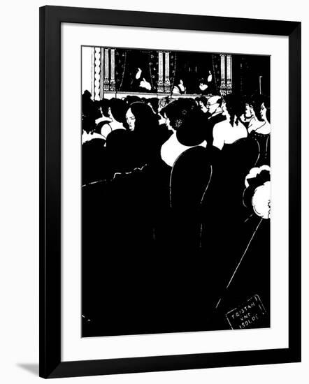 The Wagnerites-Aubrey Beardsley-Framed Photographic Print