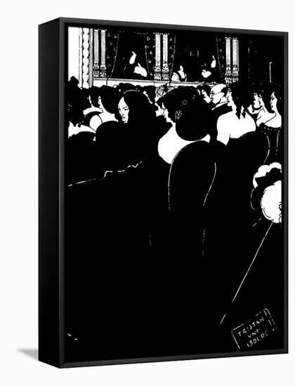 The Wagnerites-Aubrey Beardsley-Framed Stretched Canvas