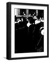 The Wagnerites-Aubrey Beardsley-Framed Photographic Print