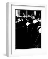 The Wagnerites-Aubrey Beardsley-Framed Photographic Print