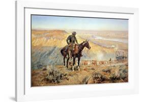 The Wagon Boss-Charles Marion Russell-Framed Art Print