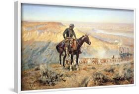 The Wagon Boss-Charles Marion Russell-Framed Art Print