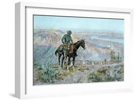 The Wagon Boss-Charles Marion Russell-Framed Giclee Print