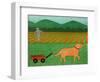 The Wagon Golden-Stephen Huneck-Framed Giclee Print