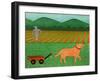 The Wagon Golden-Stephen Huneck-Framed Giclee Print