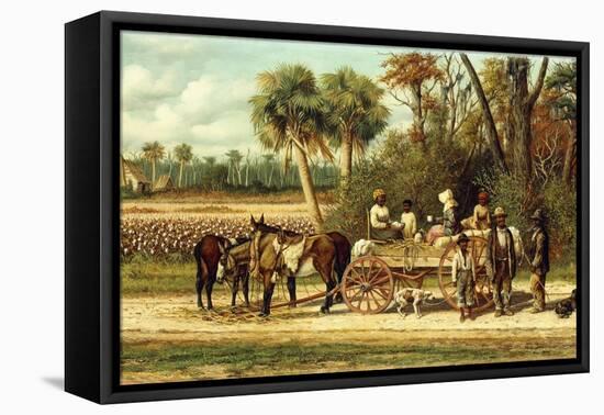 The Wagon's Empty-William Aiken Walker-Framed Stretched Canvas