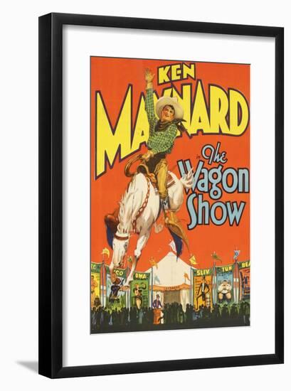 The Wagon Show-null-Framed Art Print