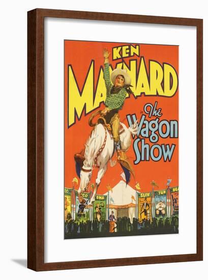 The Wagon Show-null-Framed Art Print