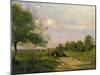 The Wagon, Souvenir of Saintry, 1874-Jean-Baptiste-Camille Corot-Mounted Giclee Print