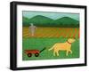 The Wagon Yellow-Stephen Huneck-Framed Giclee Print