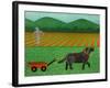 The Wagon-Stephen Huneck-Framed Giclee Print