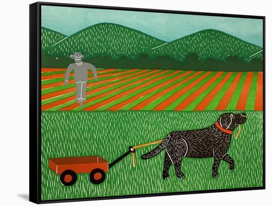 The Wagon-Stephen Huneck-Framed Stretched Canvas